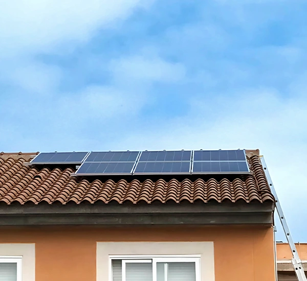 foto de placas solares