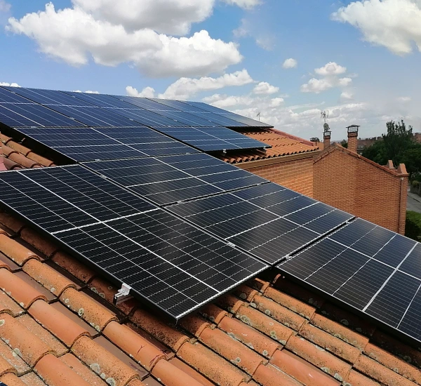 foto de placas solares